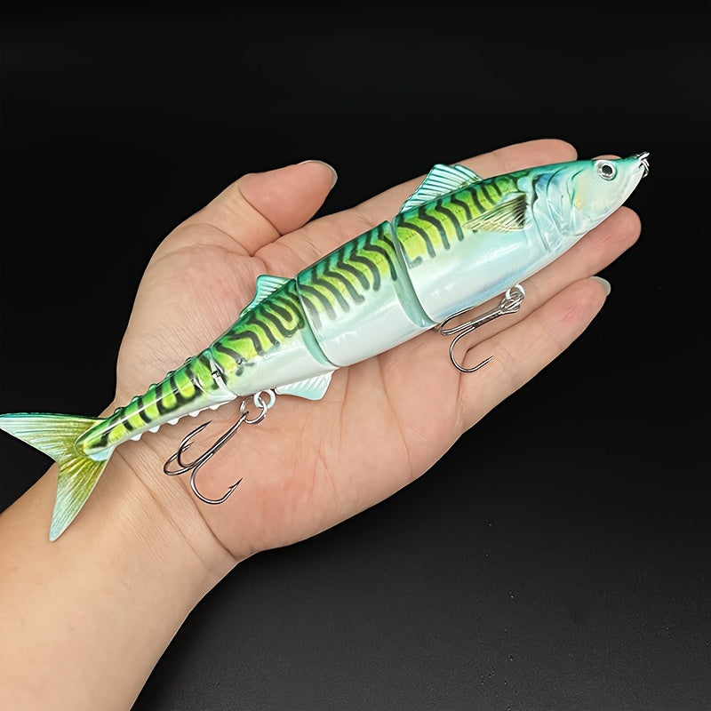 1pc Multi-Jointed Sinking Fishing Lure, Realistic Swimming Action