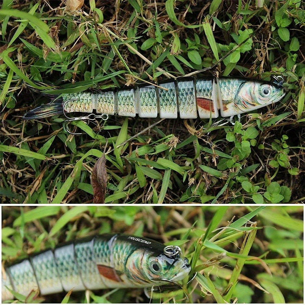 3/5pcs Slow Sinking Lifelike Swimbait Fishing Lures