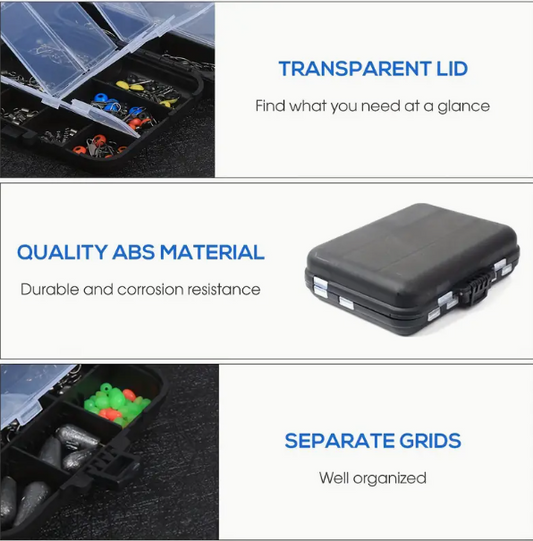 263pcs Fishing Accessories Set With Tackle Box