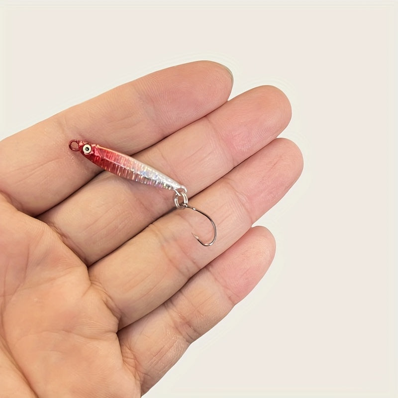 5pcs Iron Alloy Micro Lure Fishing Bait