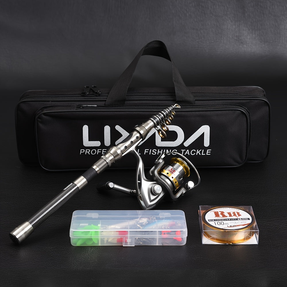 Telescopic Fishing Rod and Reel Combo