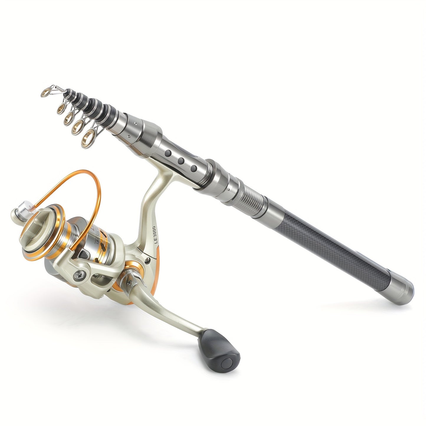 Telescopic Fishing Rod and Reel Combo