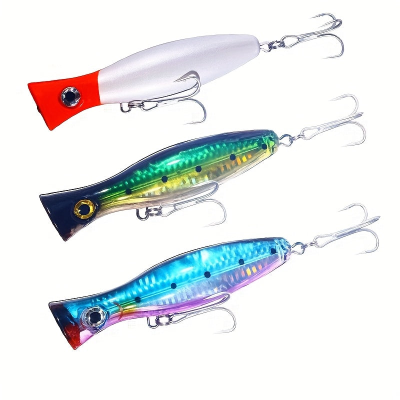 6-Pack Proven Catcher Topwater Popper Lures