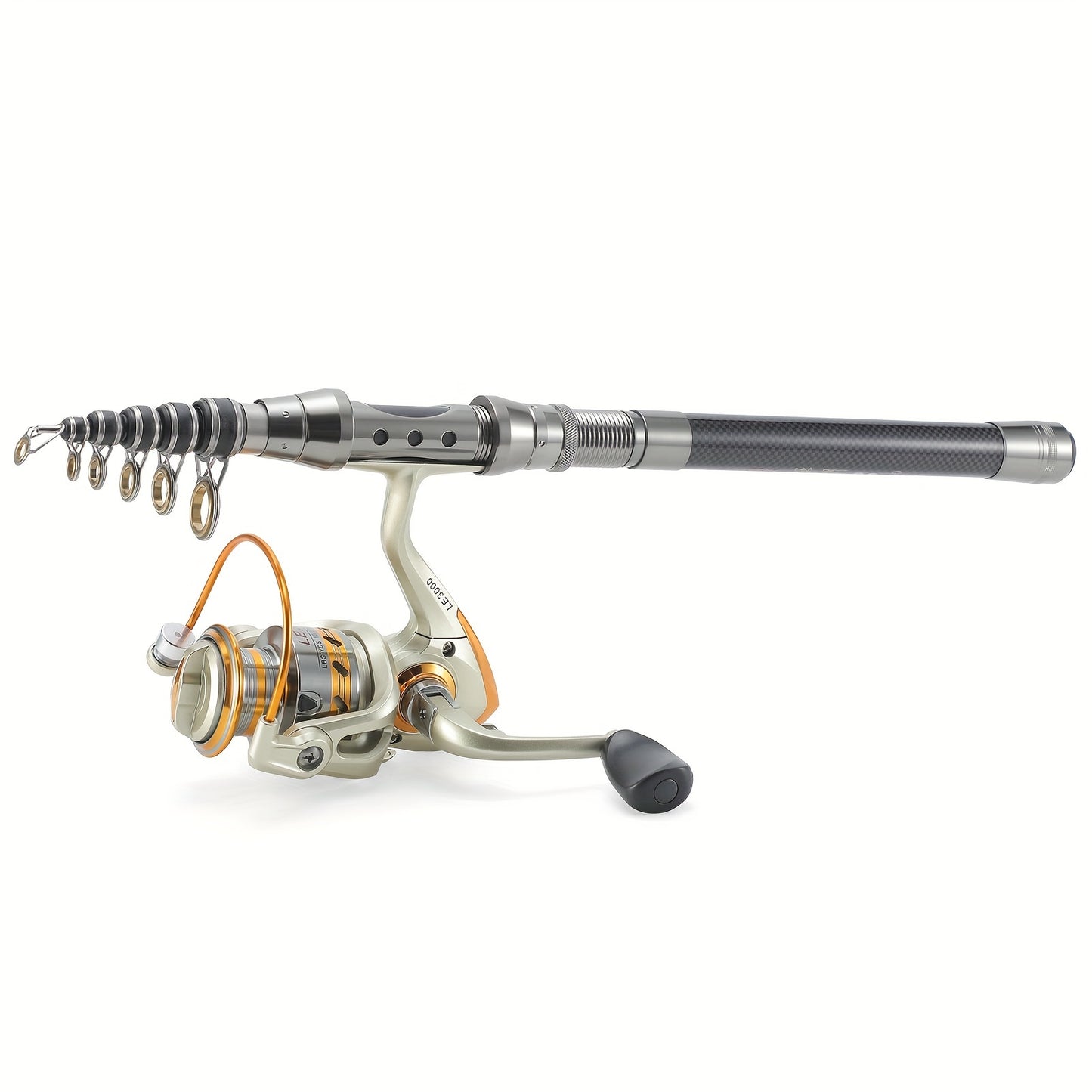 Telescopic Fishing Rod and Reel Combo