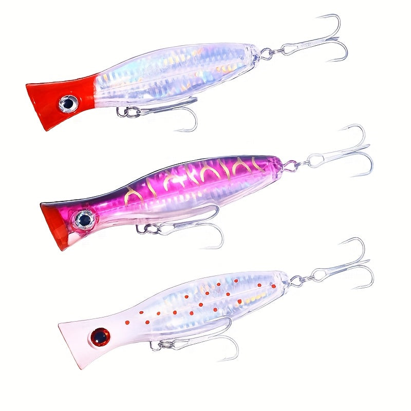 6-Pack Proven Catcher Topwater Popper Lures