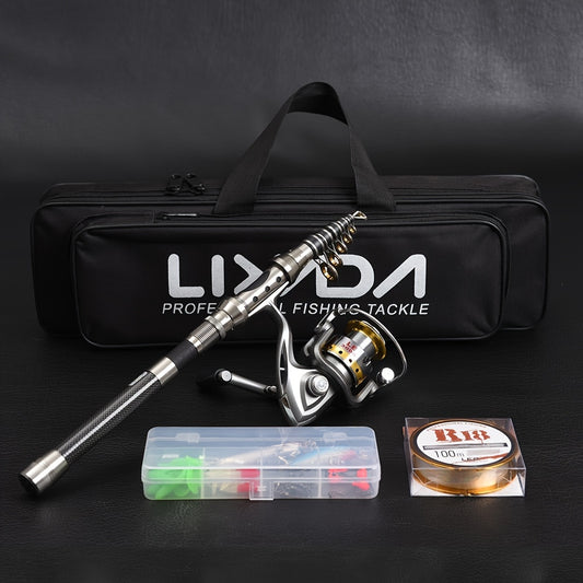 Telescopic Fishing Rod and Reel Combo