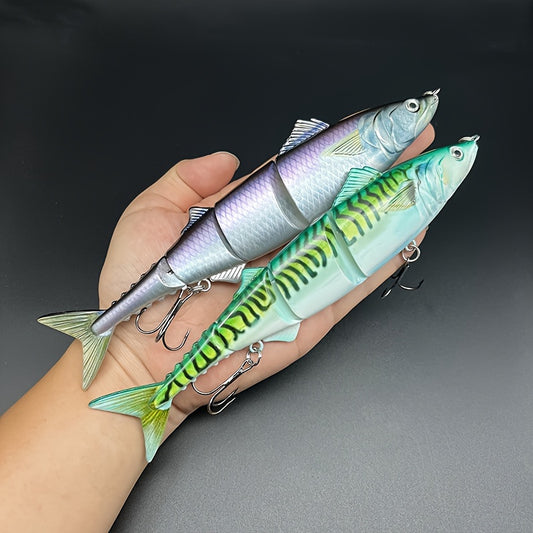 1pc Multi-Jointed Sinking Fishing Lure, Realistic Swimming Action