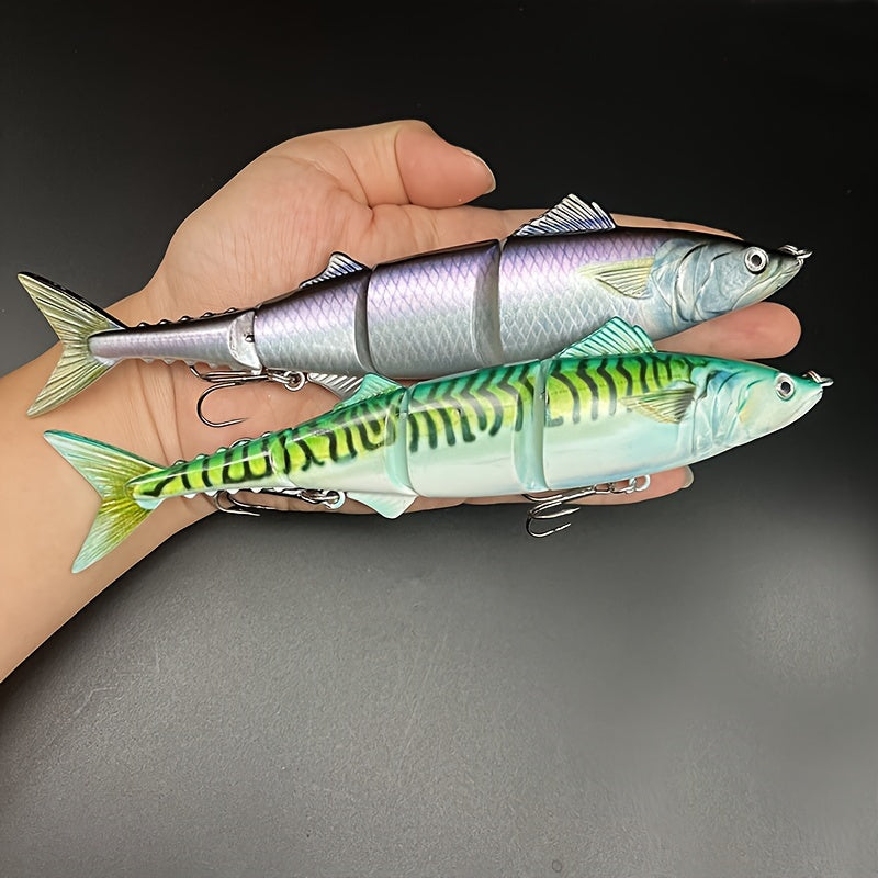 1pc Multi-Jointed Sinking Fishing Lure, Realistic Swimming Action