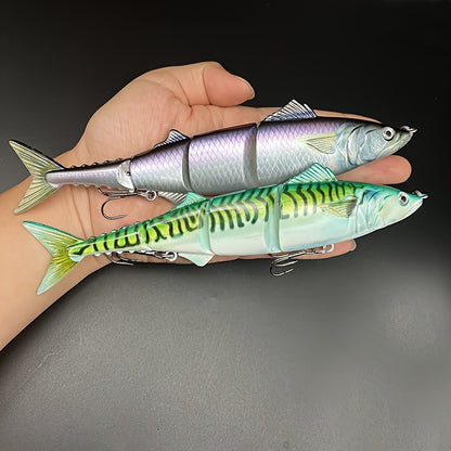 1pc Multi-Jointed Sinking Fishing Lure, Realistic Swimming Action