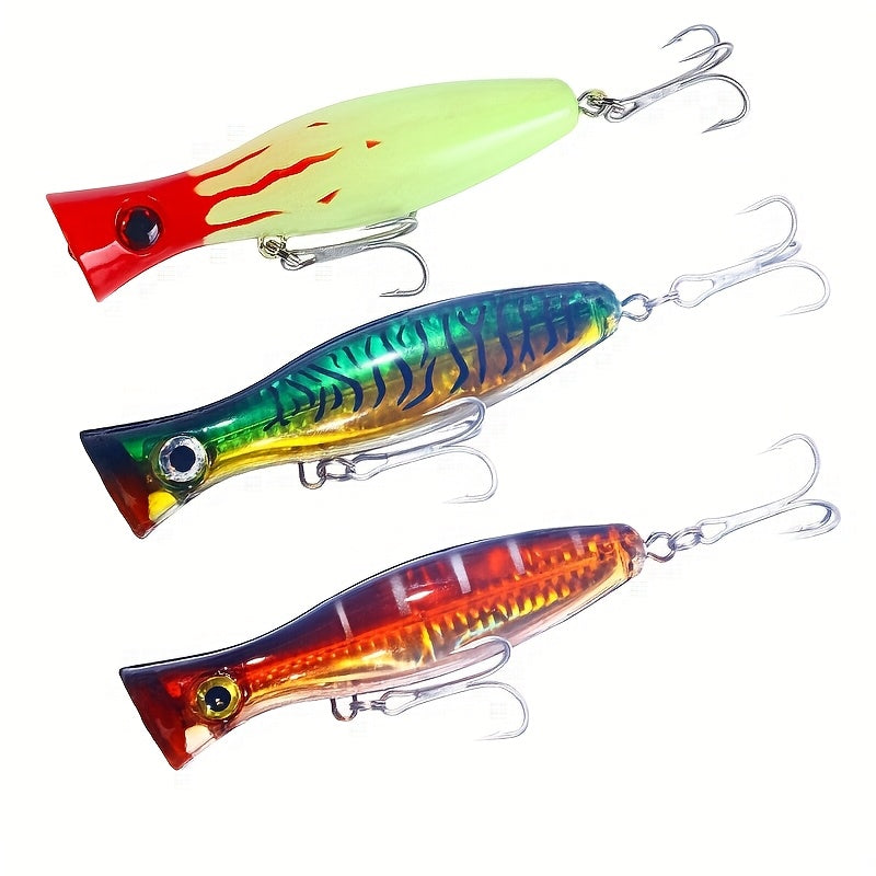6-Pack Proven Catcher Topwater Popper Lures
