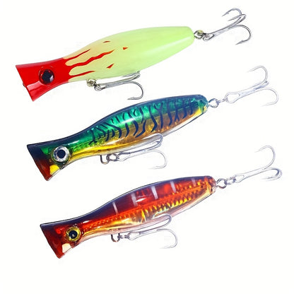 6-Pack Proven Catcher Topwater Popper Lures